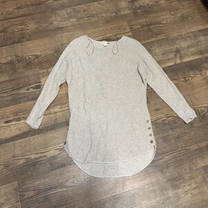 Michael Michael Kors Waffle Print Tunic Style Shirt Top Size Small